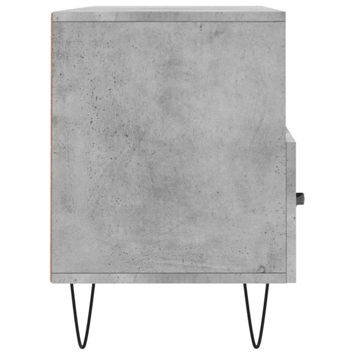 Dulap TV, gri beton, 102x36x50 cm, lemn prelucrat - WALTI WALTI