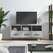 Dulap TV, gri beton, 102x36x50 cm, lemn prelucrat - WALTI WALTI