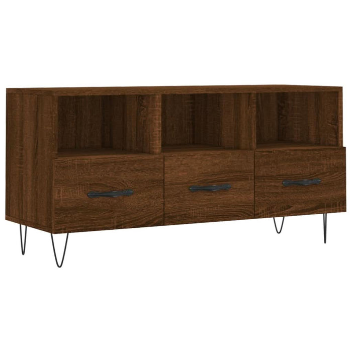 Dulap TV stejar maro 102x36x50 cm, lemn prelucrat - WALTI WALTI