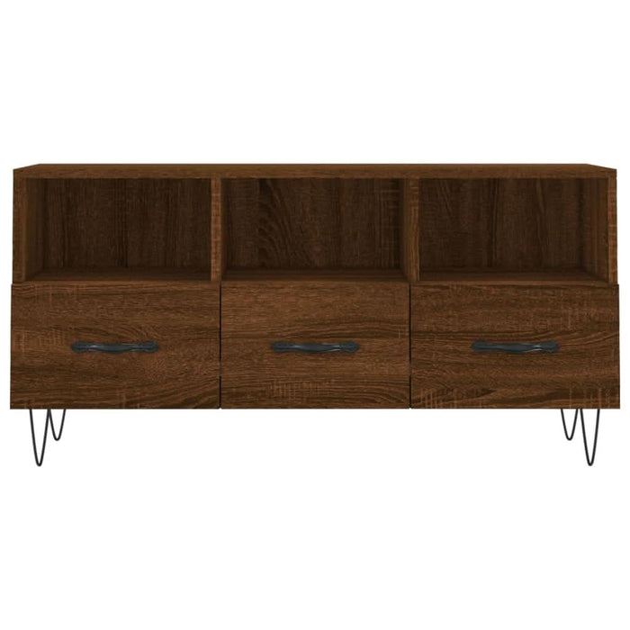 Dulap TV stejar maro 102x36x50 cm, lemn prelucrat - WALTI WALTI