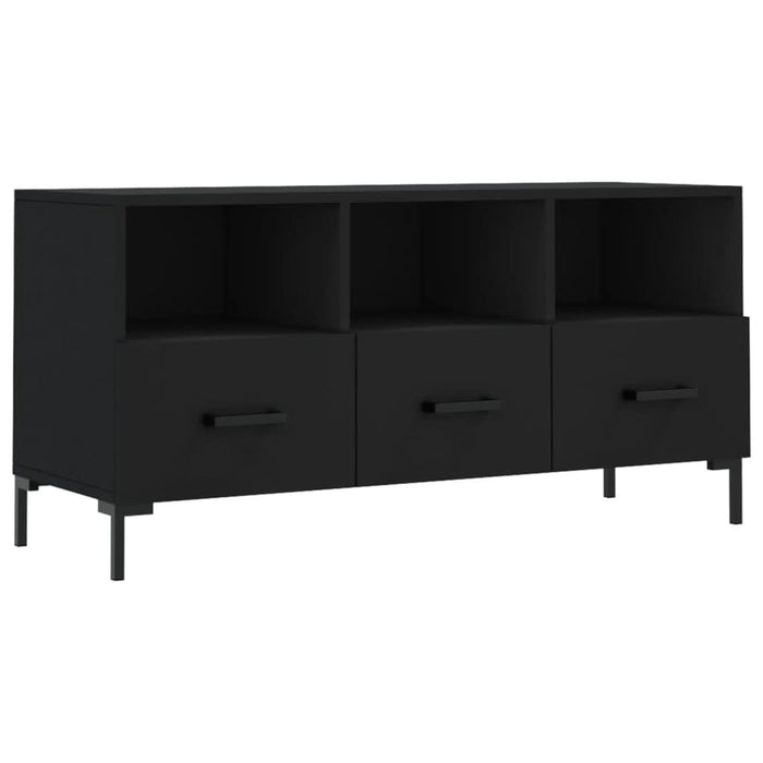 Dulap TV, negru, 102x36x50 cm, lemn prelucrat - WALTI WALTI