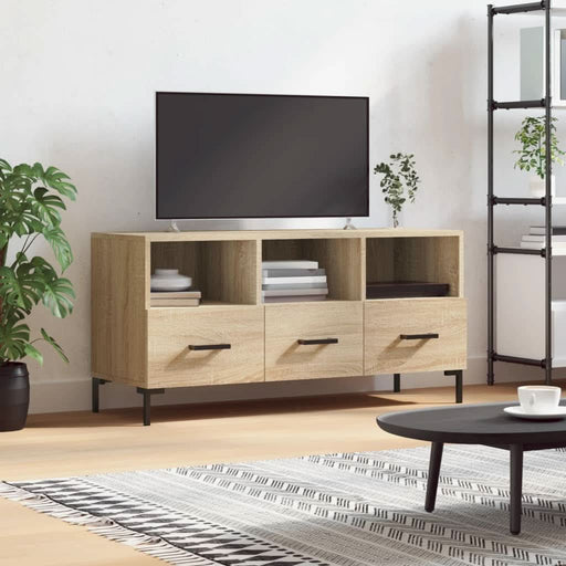 Dulap TV stejar sonoma, 102x36x50 cm, lemn prelucrat - WALTI WALTI