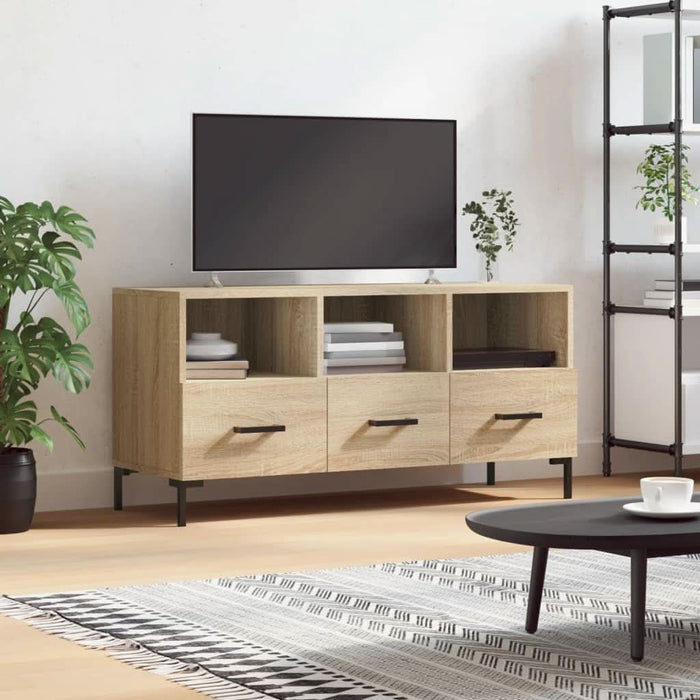 Dulap TV stejar sonoma, 102x36x50 cm, lemn prelucrat - WALTI WALTI