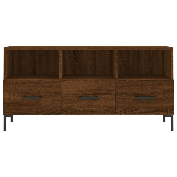Dulap TV stejar maro 102x36x50 cm, lemn prelucrat - WALTI WALTI