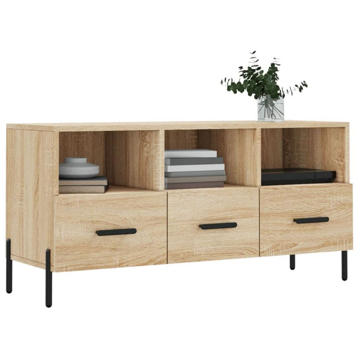 Dulap TV stejar sonoma, 102x36x50 cm, lemn prelucrat - WALTI WALTI