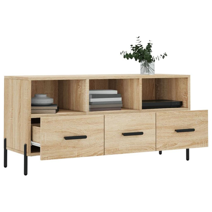 Dulap TV stejar sonoma, 102x36x50 cm, lemn prelucrat - WALTI WALTI