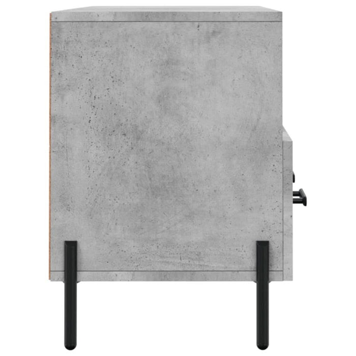 Dulap TV, gri beton, 102x36x50 cm, lemn prelucrat - WALTI WALTI