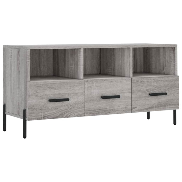 Dulap TV, gri sonoma, 102x36x50 cm, lemn prelucrat - WALTI WALTI
