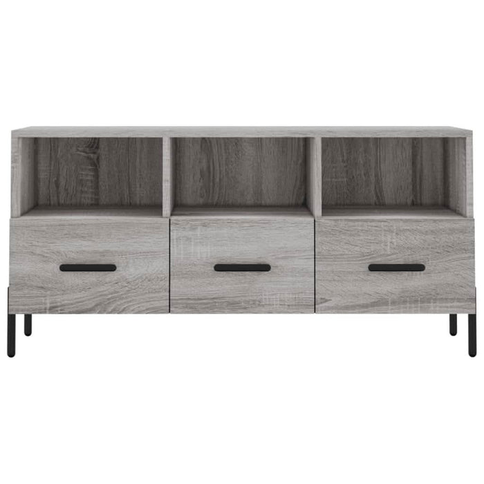 Dulap TV, gri sonoma, 102x36x50 cm, lemn prelucrat - WALTI WALTI