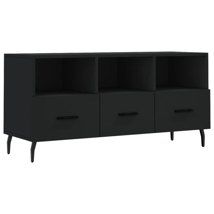 Dulap TV, negru, 102x36x50 cm, lemn prelucrat - WALTI WALTI