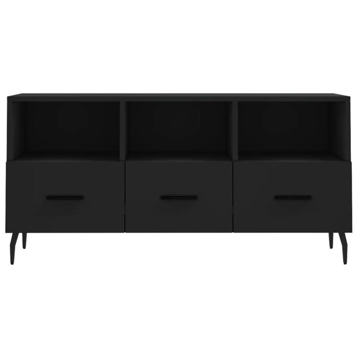 Dulap TV, negru, 102x36x50 cm, lemn prelucrat - WALTI WALTI