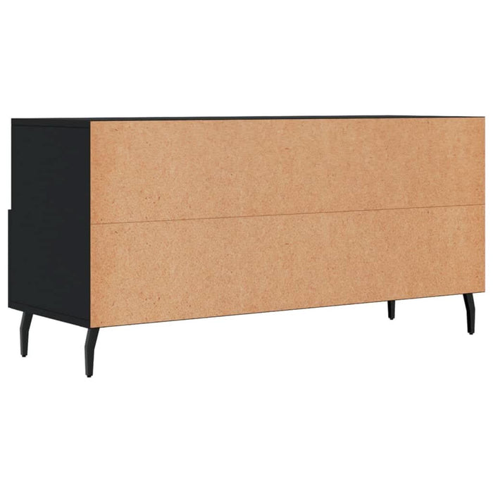 Dulap TV, negru, 102x36x50 cm, lemn prelucrat - WALTI WALTI
