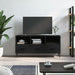 Dulap TV, negru, 102x36x50 cm, lemn prelucrat - WALTI WALTI
