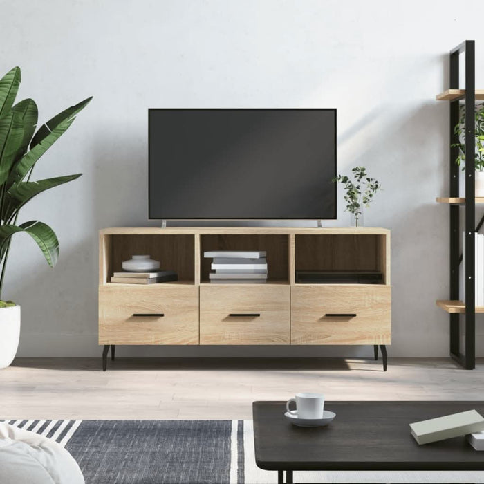 Dulap TV stejar sonoma, 102x36x50 cm, lemn prelucrat - WALTI WALTI
