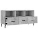 Dulap TV, gri beton, 102x36x50 cm, lemn prelucrat - WALTI WALTI