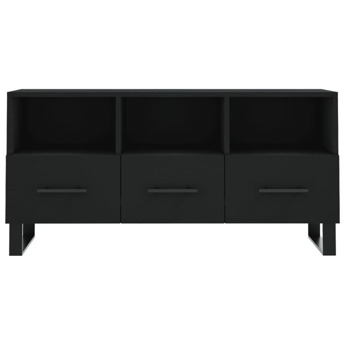 Dulap TV, negru, 102x36x50 cm, lemn prelucrat - WALTI WALTI