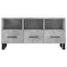 Dulap TV, gri beton, 102x36x50 cm, lemn prelucrat - WALTI WALTI