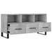 Dulap TV, gri beton, 102x36x50 cm, lemn prelucrat - WALTI WALTI
