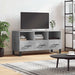 Dulap TV, gri beton, 102x36x50 cm, lemn prelucrat - WALTI WALTI