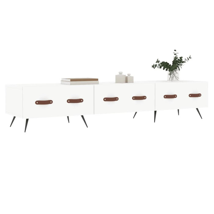 Comodă TV, alb, 150x36x30 cm, lemn prelucrat - WALTI WALTI