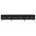 Dulap TV, negru, 150x36x30 cm, lemn prelucrat - WALTI WALTI