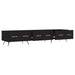 Dulap TV, negru, 150x36x30 cm, lemn prelucrat - WALTI WALTI