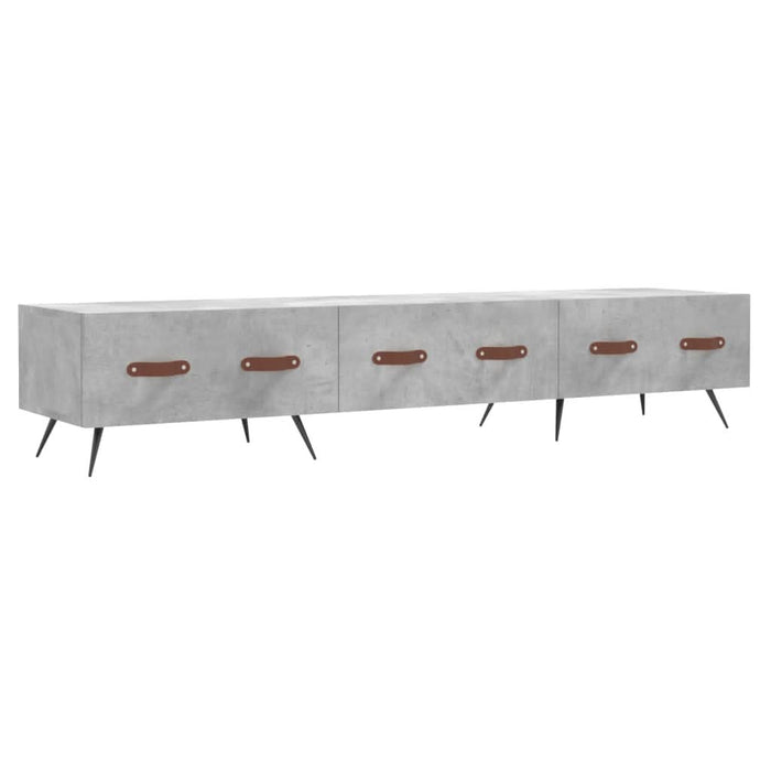 Comodă TV, gri beton, 150x36x30 cm, lemn prelucrat - WALTI WALTI