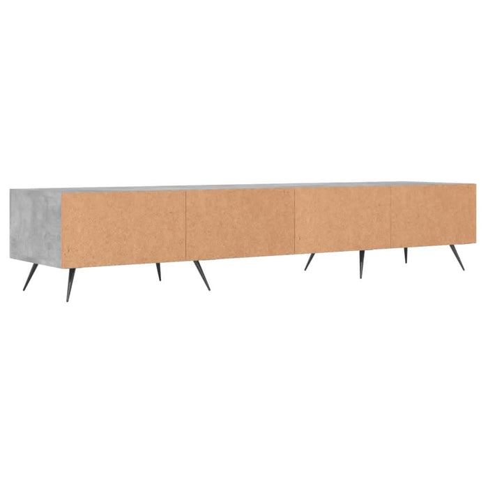 Comodă TV, gri beton, 150x36x30 cm, lemn prelucrat - WALTI WALTI