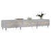 Comodă TV, gri beton, 150x36x30 cm, lemn prelucrat - WALTI WALTI