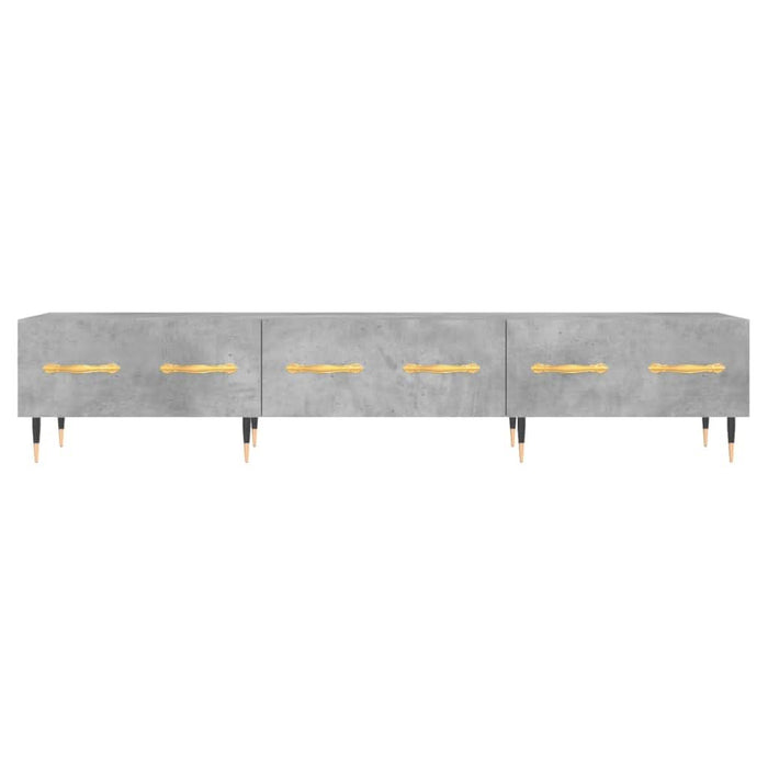 Comodă TV, gri beton, 150x36x30 cm, lemn prelucrat - WALTI WALTI