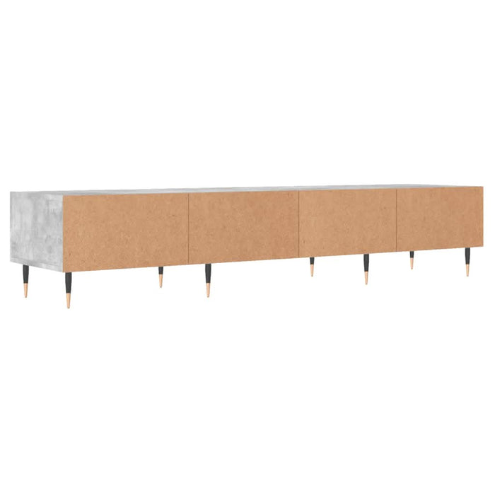 Comodă TV, gri beton, 150x36x30 cm, lemn prelucrat - WALTI WALTI