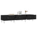 Dulap TV, negru, 150x36x30 cm, lemn prelucrat - WALTI WALTI