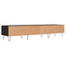 Dulap TV, negru, 150x36x30 cm, lemn prelucrat - WALTI WALTI
