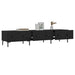 Dulap TV, negru, 150x36x30 cm, lemn prelucrat - WALTI WALTI
