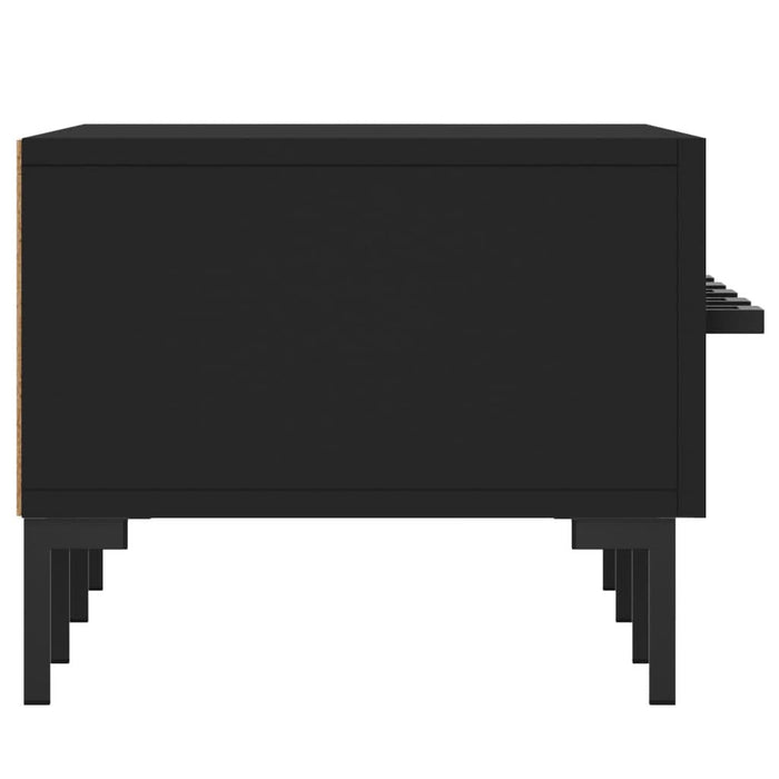 Dulap TV, negru, 150x36x30 cm, lemn prelucrat - WALTI WALTI