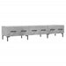 Comodă TV, gri beton, 150x36x30 cm, lemn prelucrat - WALTI WALTI