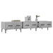 Comodă TV, gri beton, 150x36x30 cm, lemn prelucrat - WALTI WALTI