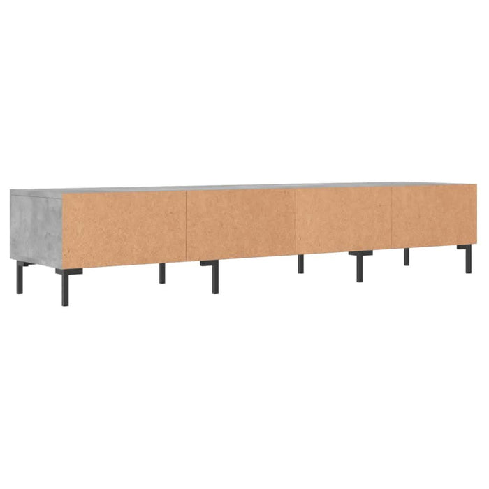 Comodă TV, gri beton, 150x36x30 cm, lemn prelucrat - WALTI WALTI