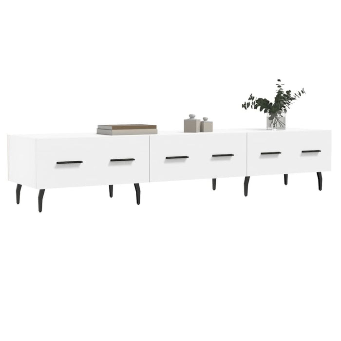 Comodă TV, alb, 150x36x30 cm, lemn prelucrat - WALTI WALTI