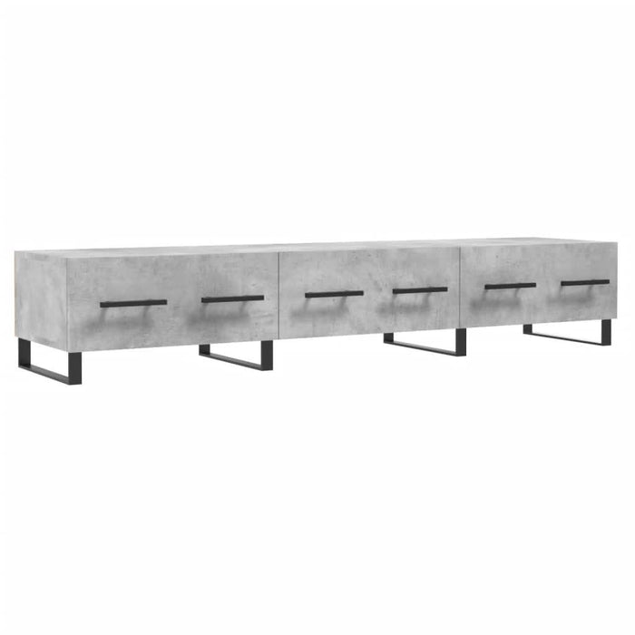 Comodă TV, gri beton, 150x36x30 cm, lemn prelucrat - WALTI WALTI