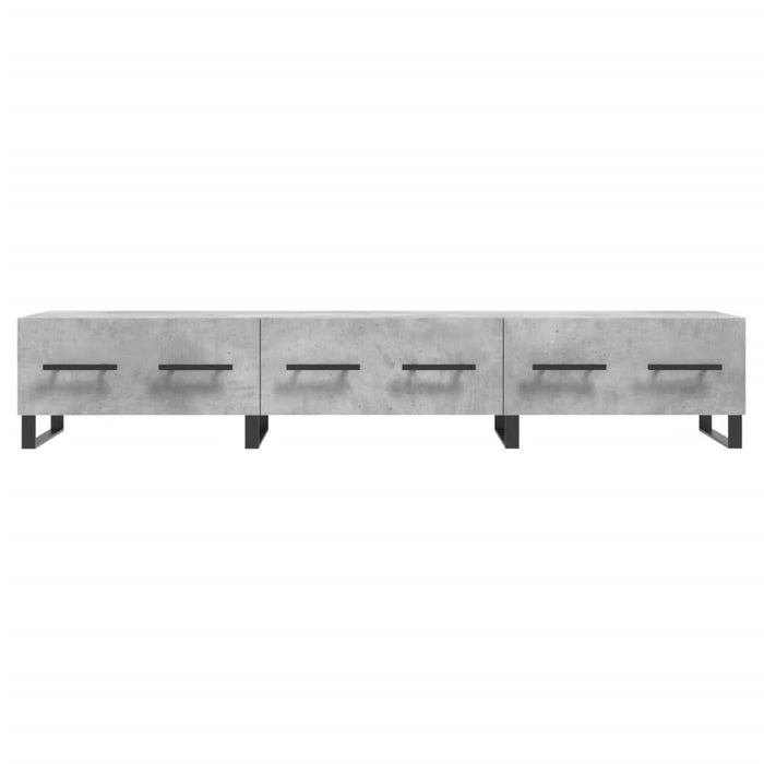 Comodă TV, gri beton, 150x36x30 cm, lemn prelucrat - WALTI WALTI
