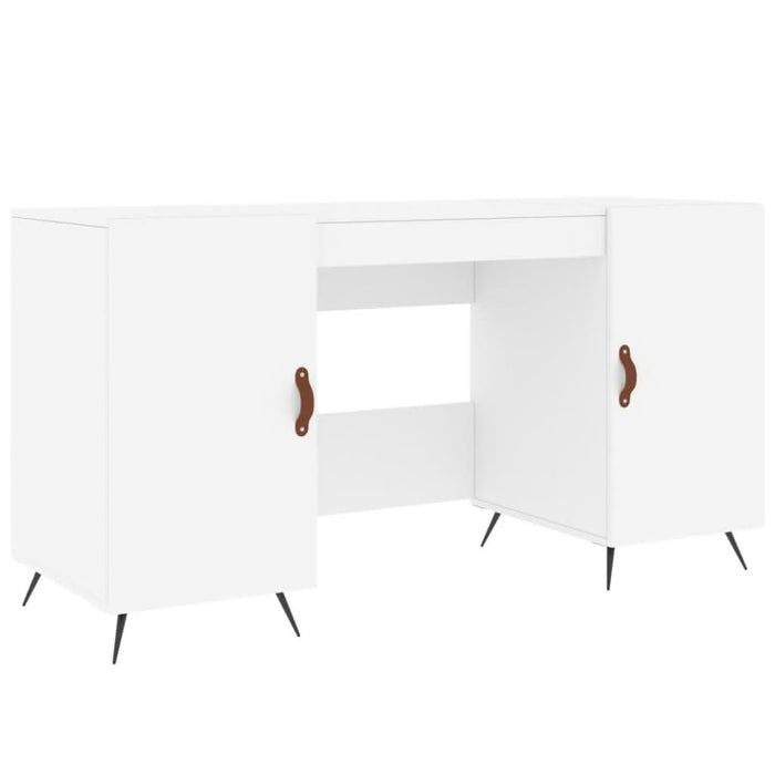 Birou, alb, 140x50x75 cm, lemn compozit - WALTI WALTI