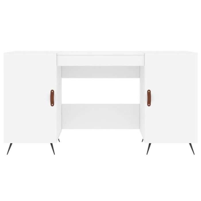 Birou, alb, 140x50x75 cm, lemn compozit - WALTI WALTI