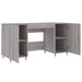 Birou, gri sonoma, 140x50x75 cm, lemn compozit - WALTI WALTI