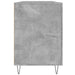 Birou, gri beton, 140x50x75 cm, lemn compozit - WALTI WALTI