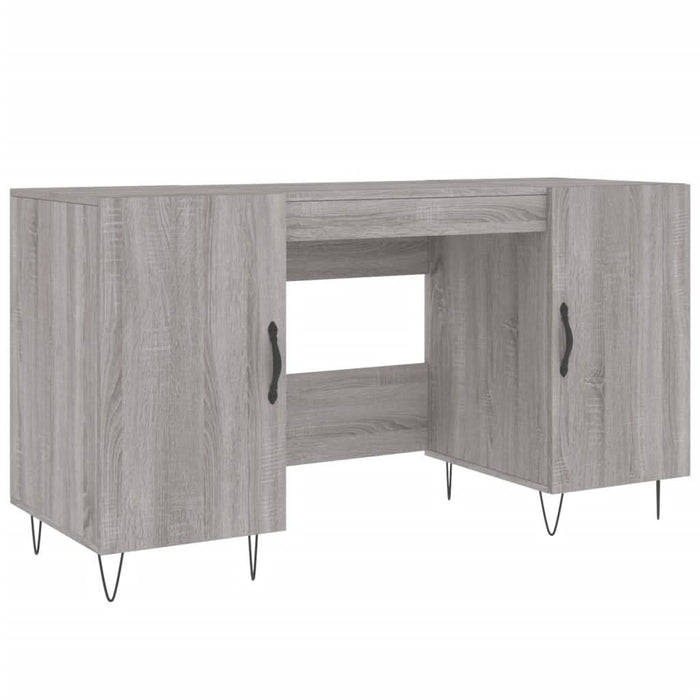 Birou, gri sonoma, 140x50x75 cm, lemn compozit - WALTI WALTI