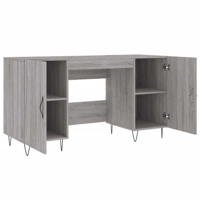 Birou, gri sonoma, 140x50x75 cm, lemn compozit - WALTI WALTI