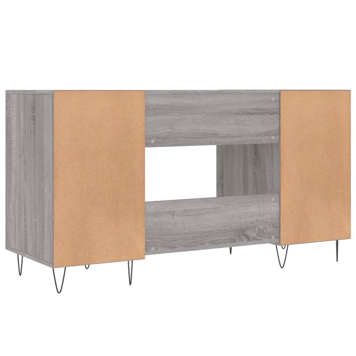 Birou, gri sonoma, 140x50x75 cm, lemn compozit - WALTI WALTI