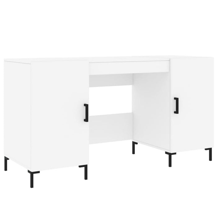 Birou, alb, 140x50x75 cm, lemn compozit - WALTI WALTI