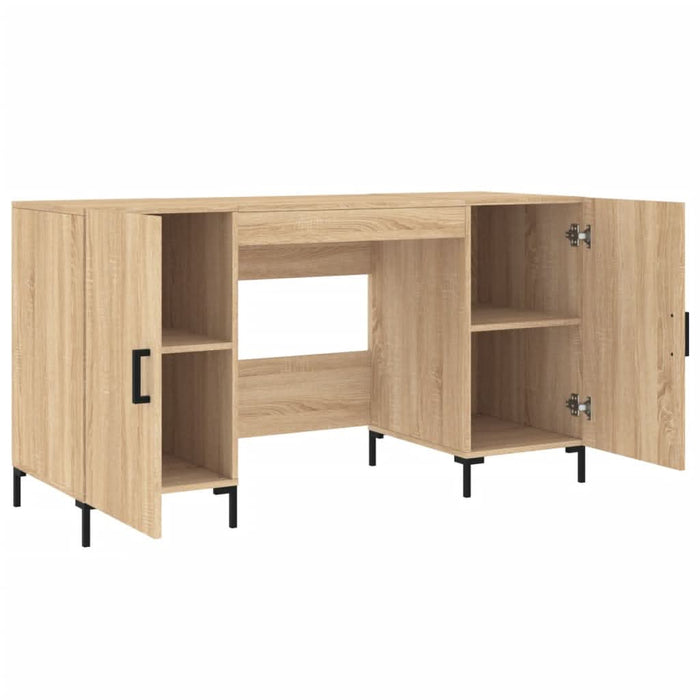 Birou, stejar sonoma, 140x50x75 cm, lemn compozit - WALTI WALTI